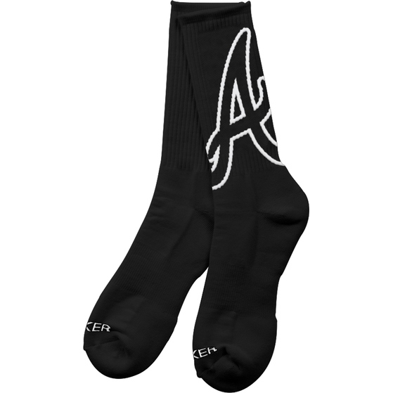 baker socks atl (black/white) andrew reynolds