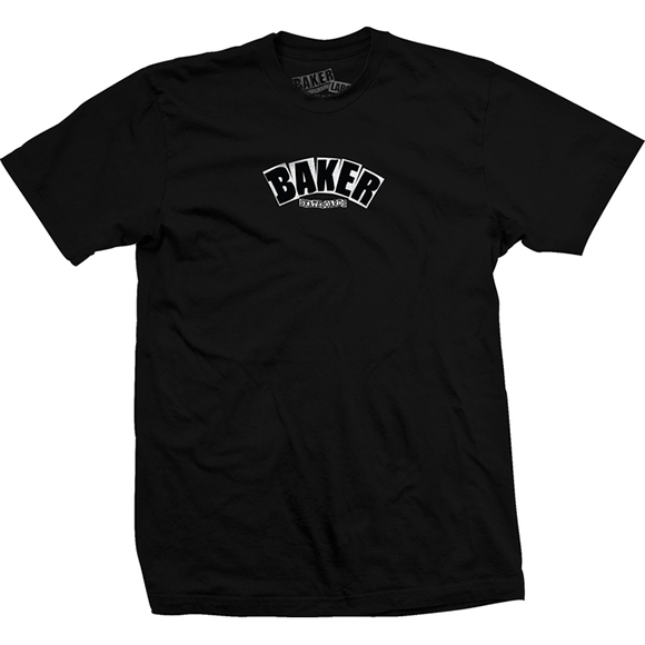 baker tee shirt arch logo (black)
