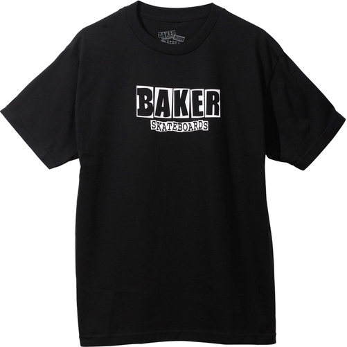 baker tee shirt kids brand logo (black)
