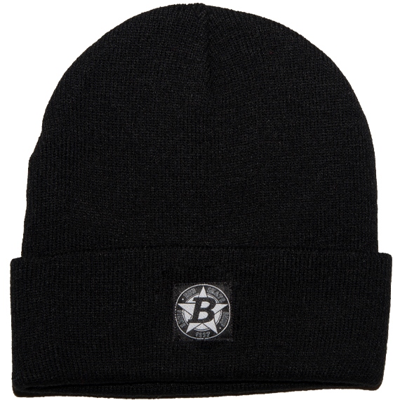 bud beanie star (black)