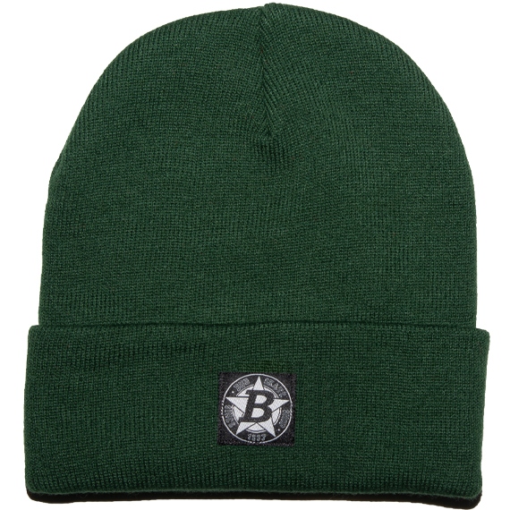 bud beanie star (forest green)