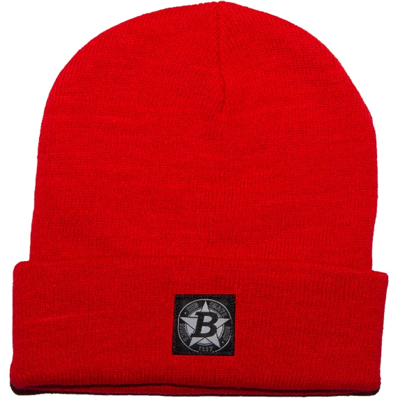 bud beanie star (red)