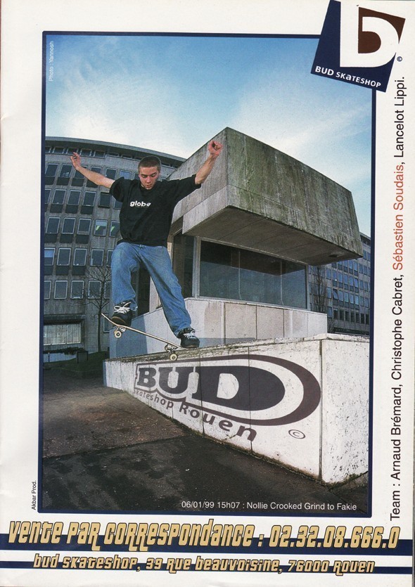 Pub BUD Sebastien soudais Sugar #08 novembre 1998