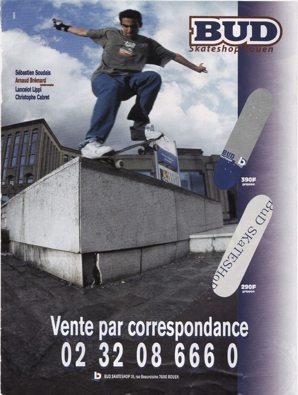 Pub BUD Arnaud Bremard Tricks 1998