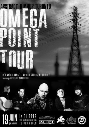 omega point tour concert hip hop rouen le clipper 19 juin 2007