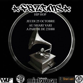 faztms soiree hip hop rouen le shari vari 25 octobre 2007
