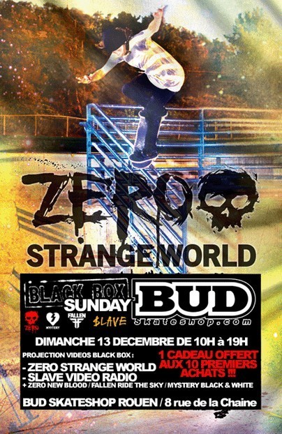 black box sunday zero strange world slave radio television avant-premieres videos rouen 13 decembre 2009