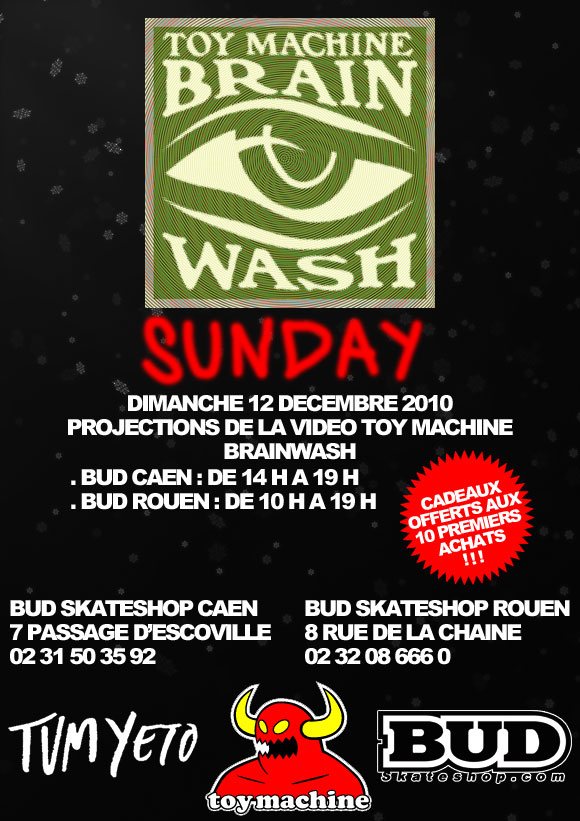 toy machine brainwash sunday rouen 12 decembre 2010