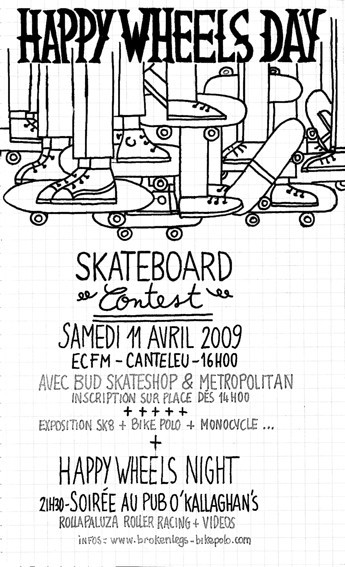 Happy Wheels Day contest canteleu 11 avril 2009