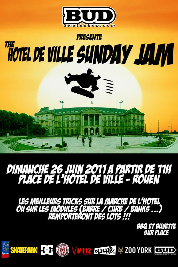 The Hotel De Ville Sunday Jam contest Rouen dimanche 26 juin 2011