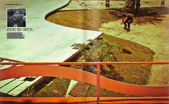 Wolnei Dos Santos paru Tribo skateboard magazine #197 mars 2012