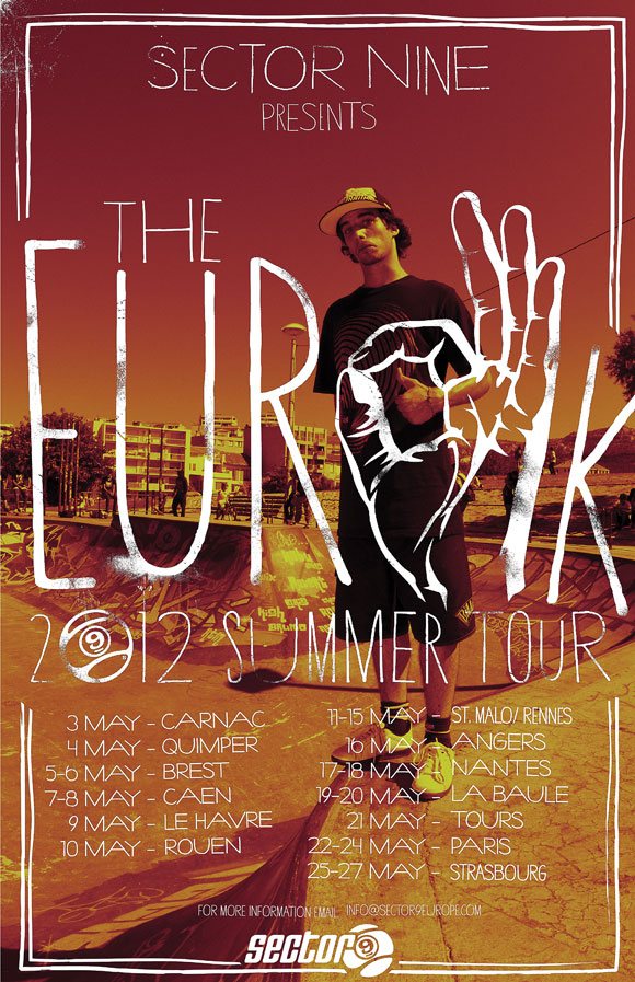 SECTOR 9 The Eur'Ok Summer Tour Caen et Rouen 7 et 10 mai 2012 