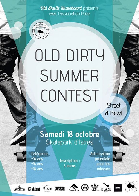 Old Dirty Summer Contest au Skatepark d'Istres (13) samedi 18 octobre 2014