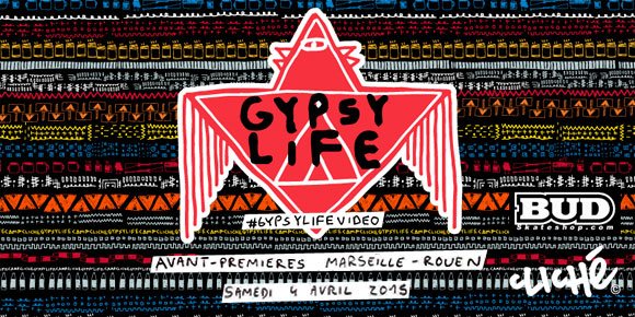 CLICHé skateboards avant-première vidéo Gypsy Life Marseille Rouen samedi 4 avril 2015