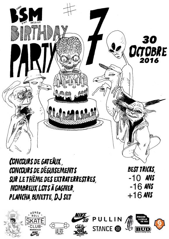BSM Street Park Birthday Party 7 La Friche Marseille dimanche 30 octobre 2016