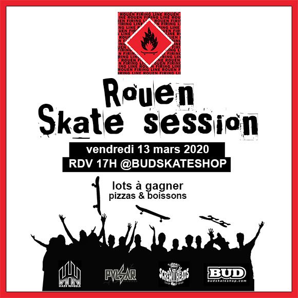 Rouen Skate Session vendredi 13 mars 2020