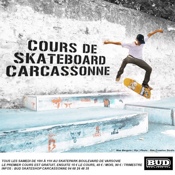 Cours de skateboard Carcassonne