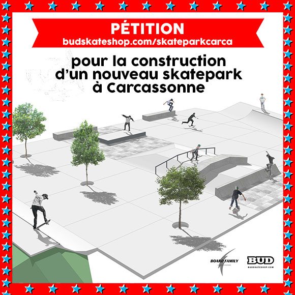 Pétition pour la construction d'un nouveau skatepark à Carcassonne