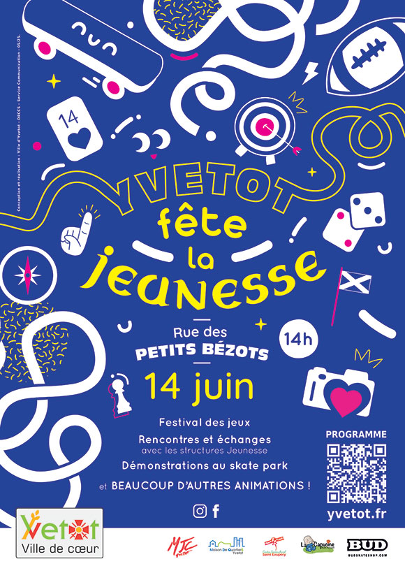 Skateboard Session Fête de la Jeunesse Skatepark d'Yvetot (76 proximité de Rouen) samedi 14 juin 2025