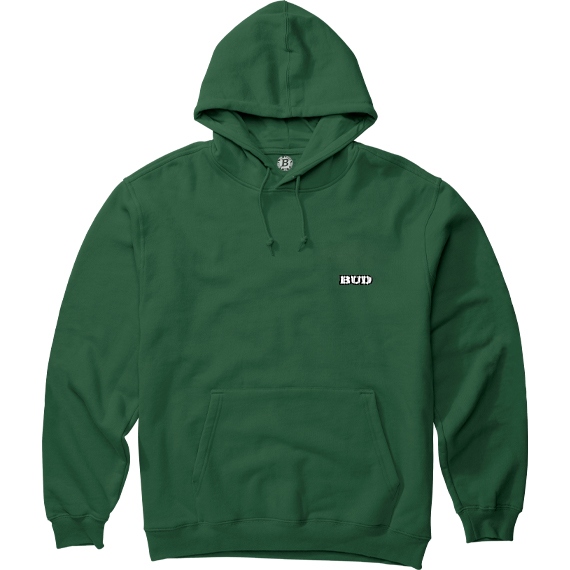 bud sweatshirt hood og emb (forest green)