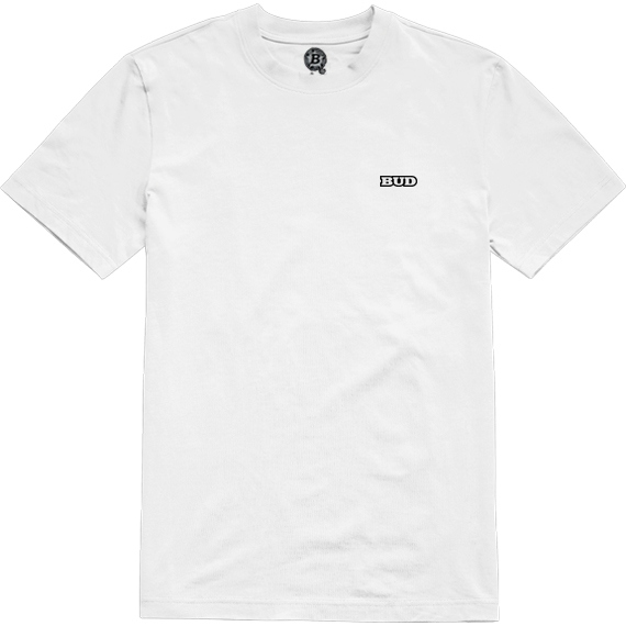 bud tee shirt og emb (white)