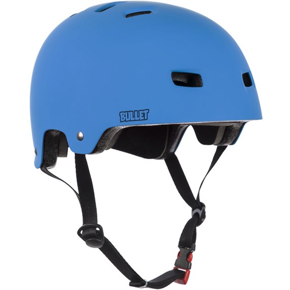 bullet helmet kids junior (blue matt)