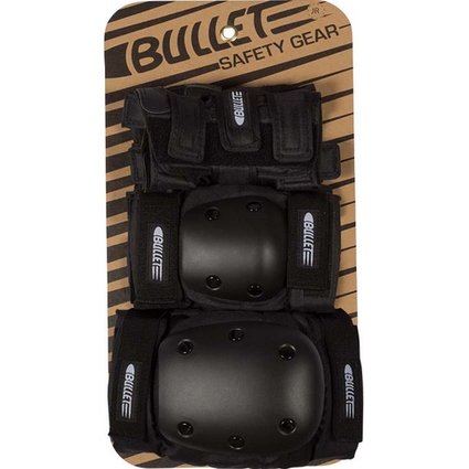 bullet protections kids junior set pro (black)