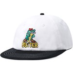 butter goods cap 6 panel martian (white/black)