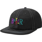 butter goods cap 6 panel scope (black)