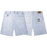 butter goods short denim jeans blindfold (light blue)
