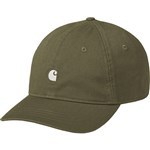 Carhartt WIP cap baseball polo madison logo (seaweed/wax)