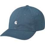 Carhartt WIP cap baseball polo madison logo (storm blue/wax)
