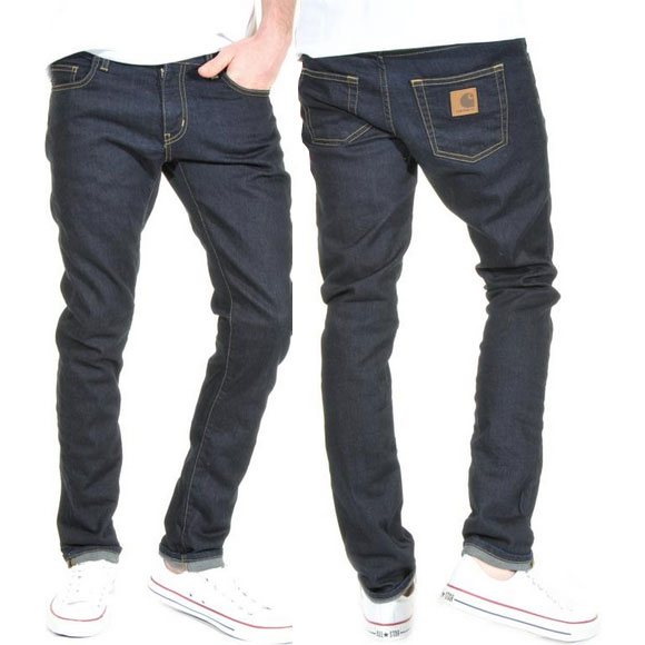 Carhartt WIP pants rebel (blue rinsed)