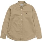 Carhartt WIP shirt woven long sleeves madison (leather/black)