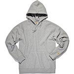 Carhartt WIP sweatshirt hood chase (grey heather/gold)