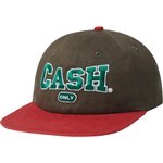 cash only cap 6 panel college (brown/red)