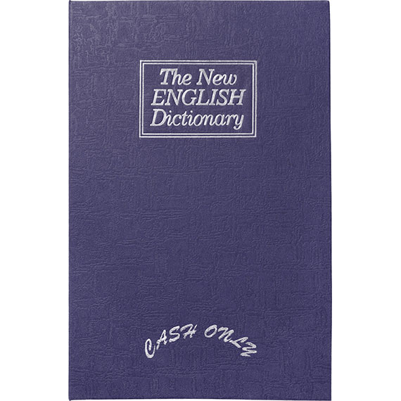 cash only dictionnary stash box (navy)