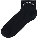 cash only socks ankle logo (black)