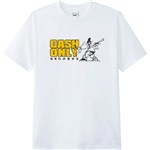 cash only tee shirt baseball (white)