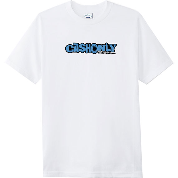 cash only tee shirt payday (white)