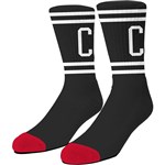chocolate socks athletic c (black)