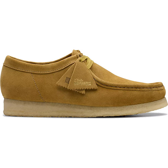 clarks shoes wallabee (oakmoss/suede)