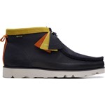 clarks shoes wallabee 2.0 gore/tex (navy combi)