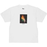 dancer tee shirt burning (white)