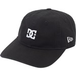 dc cap new era baseball polo dad hat benchwarmer (black)