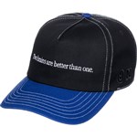 dc cap rave snapback (black)