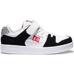 dc shoes kids manteca 4 elastic lace (black/white/red)