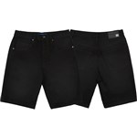 dc short worker baggy (black wash)