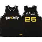 dc top thrasher tank jersey basketball (black) josh kalis