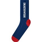 deathwish socks antidote (navy/red)